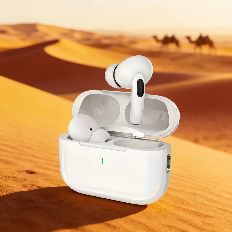 Wireless Earbuds, High-Definition Sound Quality Wireless Earbuds, Easy And Streamlined White Wireless Earbuds, Ergonomic Wireless Earbuds, Suitable for Travel, Sports, And Study Occasions