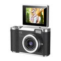 Student Campus CCD Digital High-definition Camera Travel Multi-functional Selfie Retro Front and Rear Dual Camera Christmas Gift