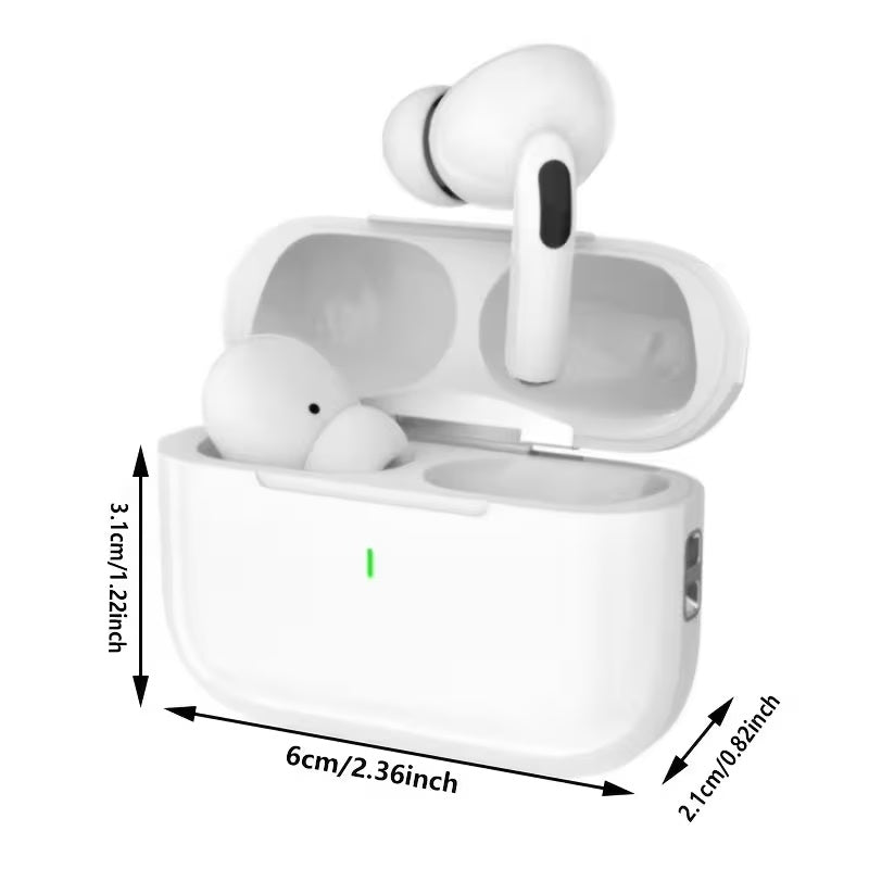 Wireless Earbuds, High-Definition Sound Quality Wireless Earbuds, Easy And Streamlined White Wireless Earbuds, Ergonomic Wireless Earbuds, Suitable for Travel, Sports, And Study Occasions