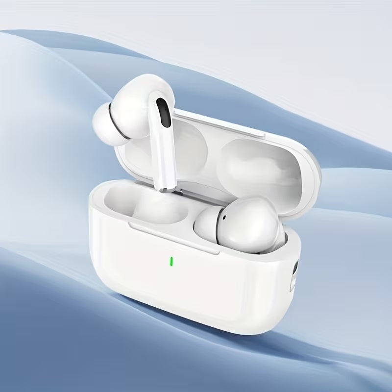 Wireless Earbuds, High-Definition Sound Quality Wireless Earbuds, Easy And Streamlined White Wireless Earbuds, Ergonomic Wireless Earbuds, Suitable for Travel, Sports, And Study Occasions