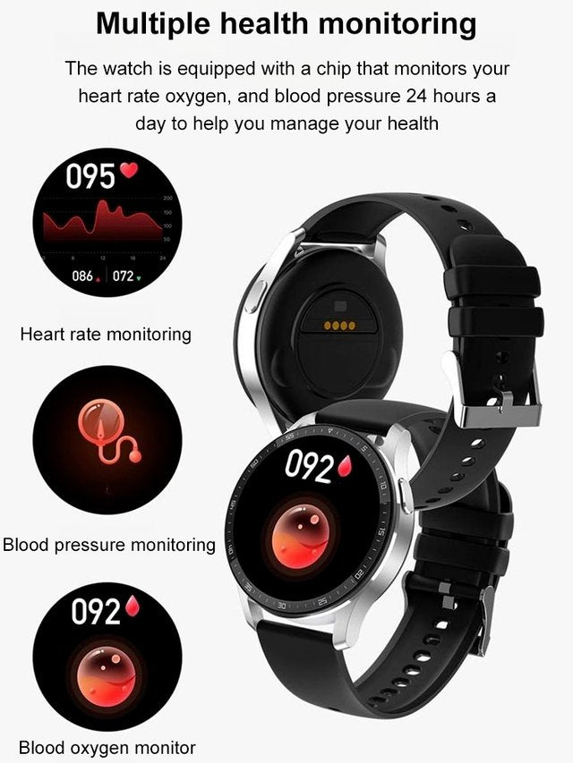 Smart Watch with Wireless Earbuds, 2-in-1 Bluetooth Calling Smartwatch, Waterproof, Sleep Monitoring, Fitness Tracking, Smart Watch for Men and Women
