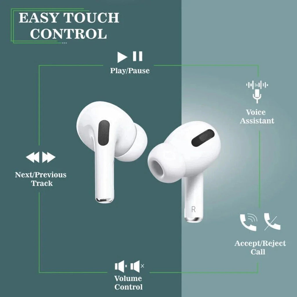 Wireless Earbuds Advance Noise Cancel & Deep Bass Bluetooth Headset